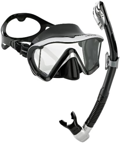 Head Scuba Snorkeling Panoramic Liquidskin Mask Snorkel Combo