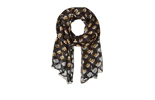 Marc by Marc Jacobs Fular Woven Laurel Check (Negro / Gris / Ocre)