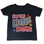 NAVY I'm The Big Brother/I'm The Little Brother T-Shirts Baby/Toddler/Children's