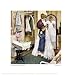 Prom Dress by Norman Rockwell. Size 9.83 inches width by 10.01 inches height. High Quality Art Poster Print