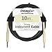 ChromaCast Pro Series Cables CC-PSCBLSS-10VC Vanilla Cream 10-Feet Pro Series Instrument Cable, Straight - Straight