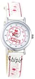 Chipie - 5200319 - Montre Enfant - Quartz Analogique - Bracelet en Cuir Blanc