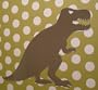 10" x 12" Dinosaur Boys Bedroom Peel & Stick On Acrylic Shatterproof Mirror Wall Art Applique