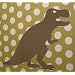 10" x 12" Dinosaur Boys Bedroom Peel & Stick On Acrylic Shatterproof Mirror Wall Art Applique