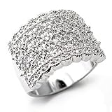 Victorian Pave CZ Right Hand Ring
