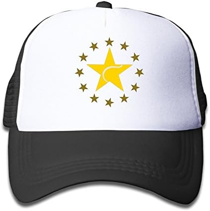 Boy's YMQPSA Tennis &amp; Stars Mesh Back Cap Black