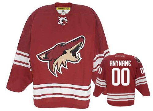 Buy ANYNAME #00 Phoenix Coyotes CCM 550 Series Replica NHL Hockey Jersey (NHLPA Certified Custom Sewn...