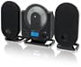 GPX HC208B Home Music System Vertical CD Player with AM/FM Radio and Digital Clock Includes Remote Control (Black)