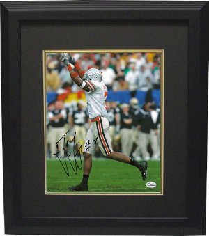 Ted Ginn Signed Ohio State Buckeyes 8x10 Photo Custom Framed
