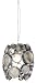 Varaluz 165M01NV Fascination Collection Light Mini-Pendant, Nevada Finish with Recycled Green Bottle Glass, 7-Inch by 8-Inch