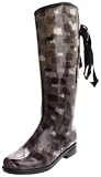 dav Women's Victoria Knee-High Boot,Black,7 M US