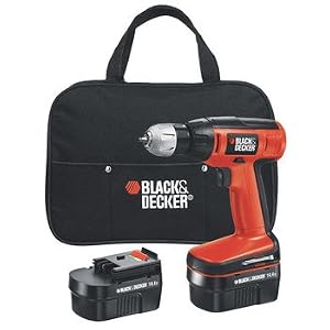 Factory-Reconditioned Black and decker 14.4V Compact Cordless Drill CDC1440K-2 by Black & Decker