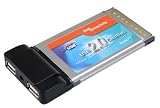 Produkt-Bild: PCMCIA USB 2.0 KARTE F&Uuml;R NOTEBOOK (CARDBUS) 2 PORT, NEC-CHIP