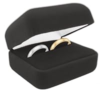 Velvet Double Ring Box (Great for His/Her Sets) Velvet Double Ring Box (Great for His/Her Sets)