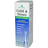 NatraBio Cold & Sinus Nasal Spray, Non-Addictive Continuous Use Formula, 0.8 Fluid Ounces (24 ml)