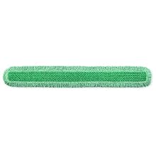 Rubbermaid Commercial FGQ46000 Hygen Microfiber Single-Sided Fringed Dust Mop, 64" Length x 9" Width x 0.5" Height, Green