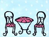 1205-W1-HJ - Oopsy Daisy Fine Art for Kids- Bistro Table
