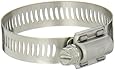 Breeze Power-Seal Stainless Steel Hose Clamp, Worm-Drive, SAE Size 28, 1-5/16" to 2-1/4" Diameter Range, 1/2" Bandwidth (Pack of 10)