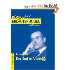 K�nigs Erl�uterungen und Materialien, Bd.47, Der Tod in Venedig