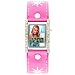 Hannah Montana Jeweled Silver-Tone Star Pink Strap Digital Watch #HHM28
