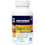 Enzymedica - Digest Gold+ Probiotics 90 count - Most Advanced Digestive Enzymes with Probiotics (FFP)