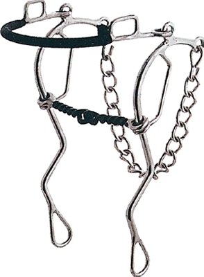 STA-BRITE SS Slow Twist Hackamore Bit - Stainless Steel - 5