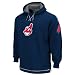 MLB Cleveland Indians The Liberation Hooded Fleece Pullover, Athletic Navy/Granite/White, X-Large