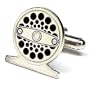 Fly Fishing Reel Fisherman Cufflinks Cuff Links