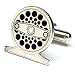 Fly Fishing Reel Fisherman Cufflinks Cuff Links