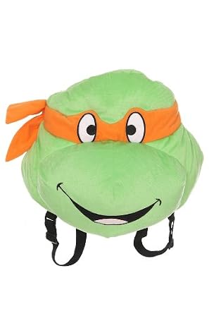 Mutant Ninja Michelangelo Head Plush