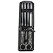 ETTG All in 1 Stainless Steel Personal Manicure Pedicure Ear Pick Nail-clippers Set Travel Grooming Kit Travel & Grooming Set Personal Care Tools with Leather Case (7 pcs-mini pack)