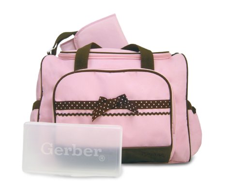 Gerber Large 3 in 1 Ribbon Bag, Pink 41wJUHP0N L. SL500 Gerber Large 3 in 1 Ribbon Bag, Pink