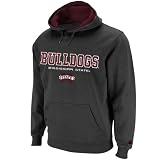 NCAA Mississippi State Bulldogs Charcoal Automatic Pullover Hoodie Sweatshirt