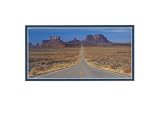 Monument Valley (Road) Double-Matted Art Print - 11
