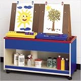Koala-Tee Double Sided Rolling Art Cart Color/Trim: Country Maple/Almond