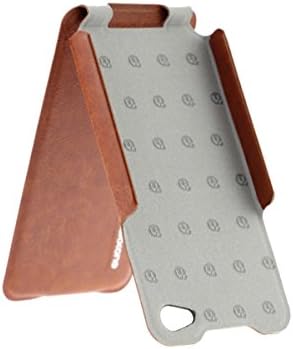 Nexxone Flip Vertical Holster Slim Leather Case for Iphone 4 4s - Brown