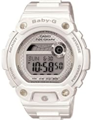 Casio BLX100-7C Ladies Watch White Baby-G Tide Graph Moon Phase Digital Strap