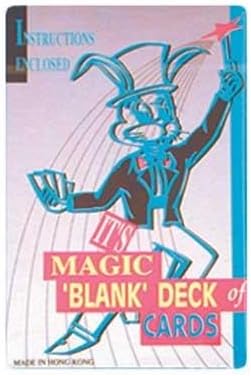 Funnyman Products Magic Tricks | Playing Cards: Blank Deck