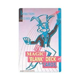Magic Tricks | Playing Cards: Blank Deck