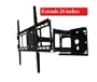 Samsung UN55B8000 Compatible 3-way Articulating Wall Mount **EXTENDS 26in**