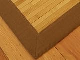 Noble Bamboo Rug, Durable, Non-Slip Dotted Felt Backing