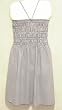 Juniors Plaid Plaid Babydoll Mini Dress/Cover Up w/Halter Tie Neck