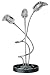 Ice Collection Three Light Twisted Chrome Desk Lamp