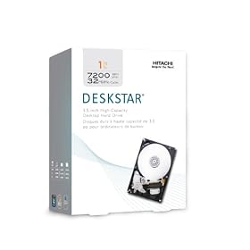Hitachi Deskstar 3.5 Inch 1 TB 7200 RPM SATA II 32 MB Cache Internal Hard Drive 0S02860 by 