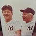Signed Mickey Mantle Photograph - Whitey Ford