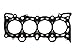 Evergreen HSHB4028C Cylinder Head Gasket Set Head Bolt