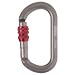 LACD Karabiner Biner Oval Screw grey