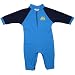 Bubbles Sun Protective Baby Suit by NoZone in Turquoise/Navy, 6-12 Months