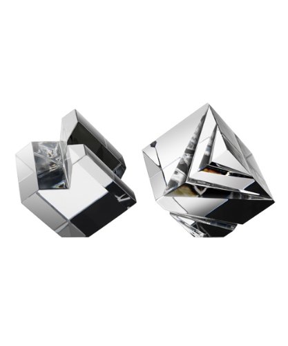 Orrefors Angles Angles Sculpture Large