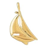 14K Gold Pendant Sailboat 1.8 - Gram(s)
